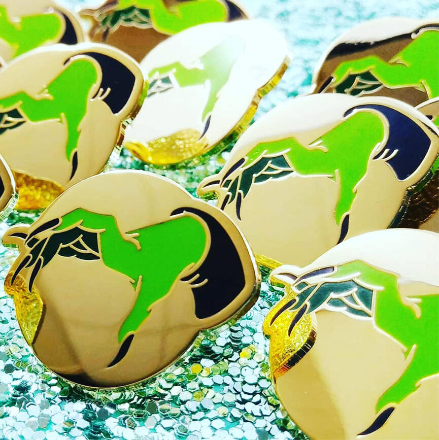 “Witch Hand Pin” - hard enamel pin, 2018