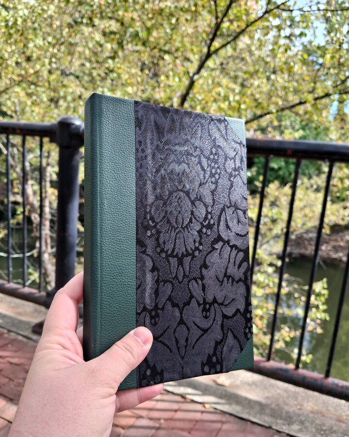 Journal - casebinding, three-quarters cover